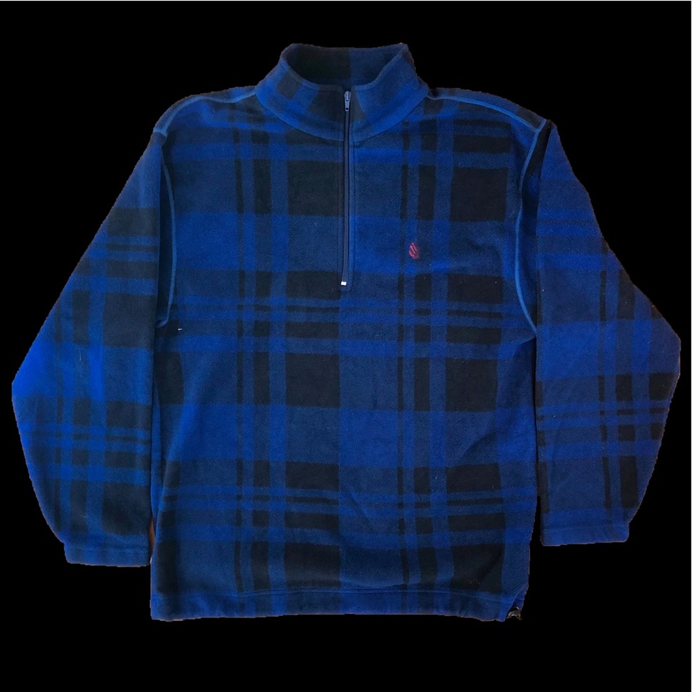 Vintage Nautica Flannel Fleece Pullover